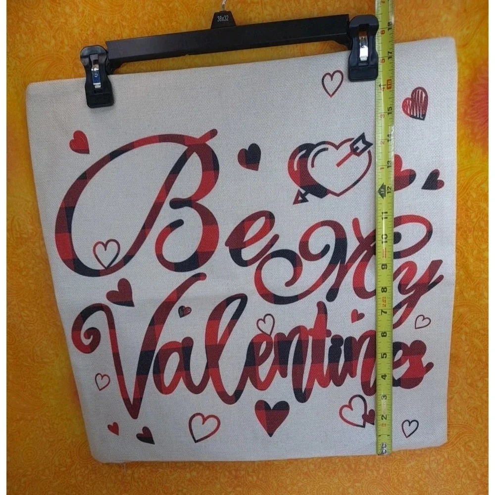 Set of 4 Valentines Day 18x18‎ Pillow Covers All I Want Is You, Happy Love Day